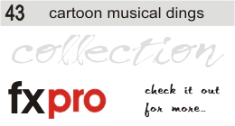 43. Cartoon Musical Dings